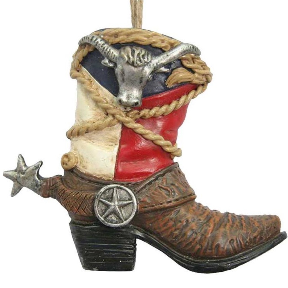Cowboy Christmas Ornaments with Star Accents